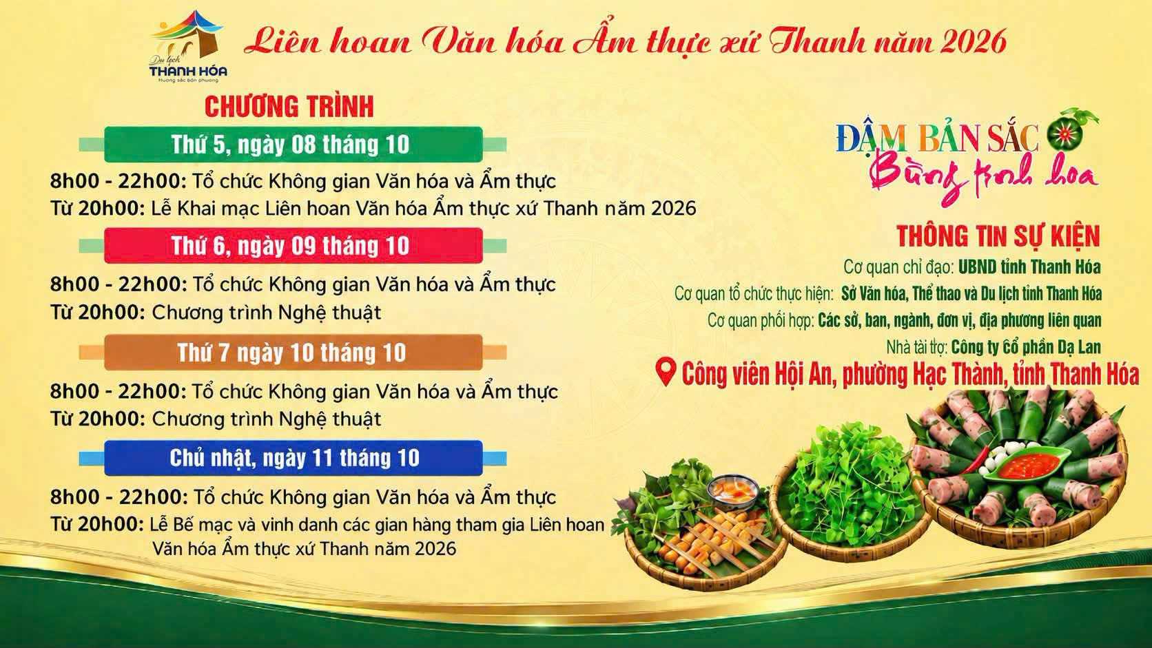 Trường Đại học Hồng Đức sẵn sàng tham gia Liên hoan Văn hóa Ẩm thực Xứ Thanh năm 2026